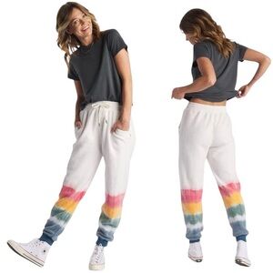 Feat White Textured Pants